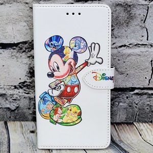 iPhone 11 Pro Max Disney Mickey Mouse Folding Wallet Cell Phone Cover Case
